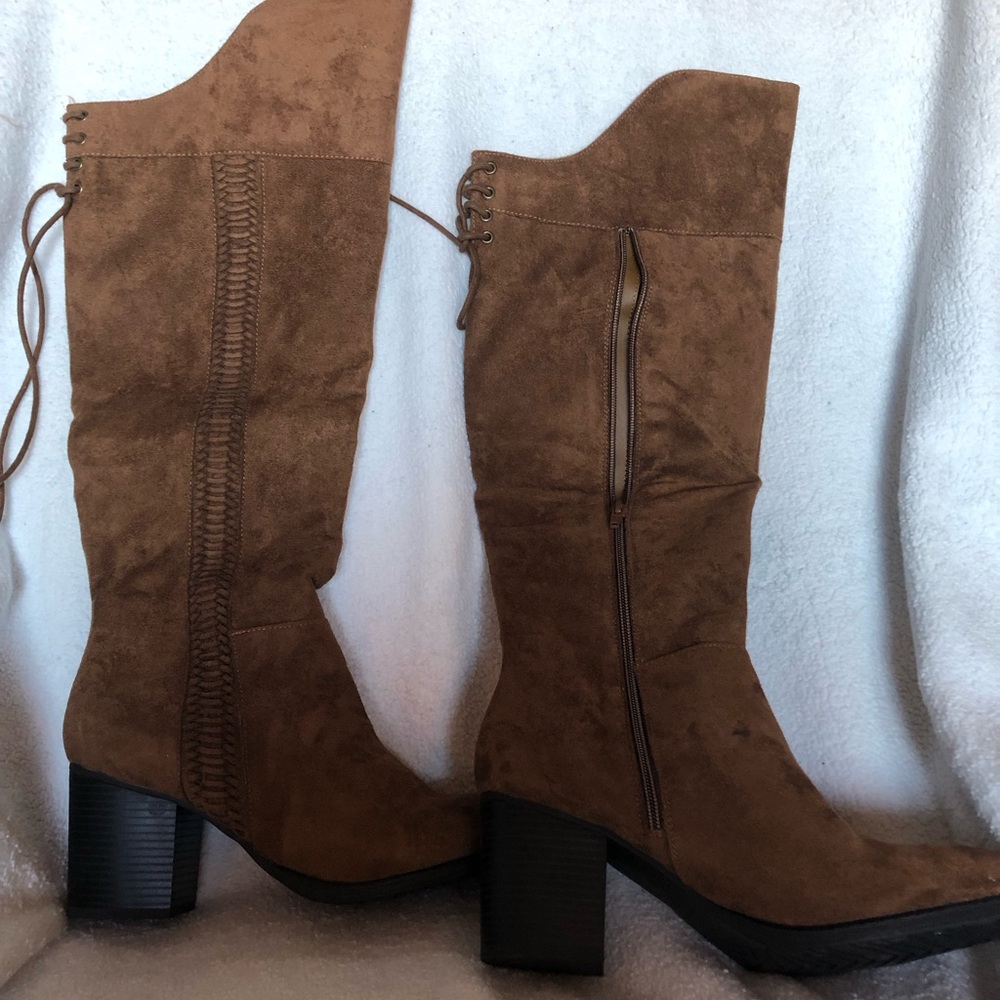 Brown Suede Women's Boots
